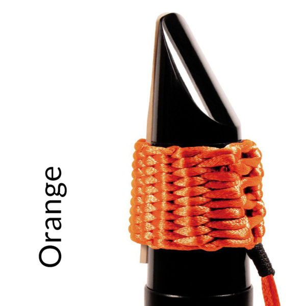 Ligature Bambu saxophone alto Orange