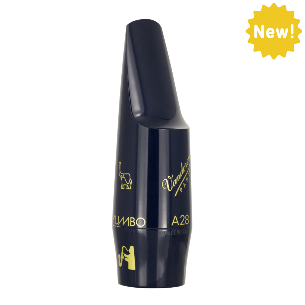 Bec Vandoren Jumbo Java alto A28 / A45 ébonite bleue