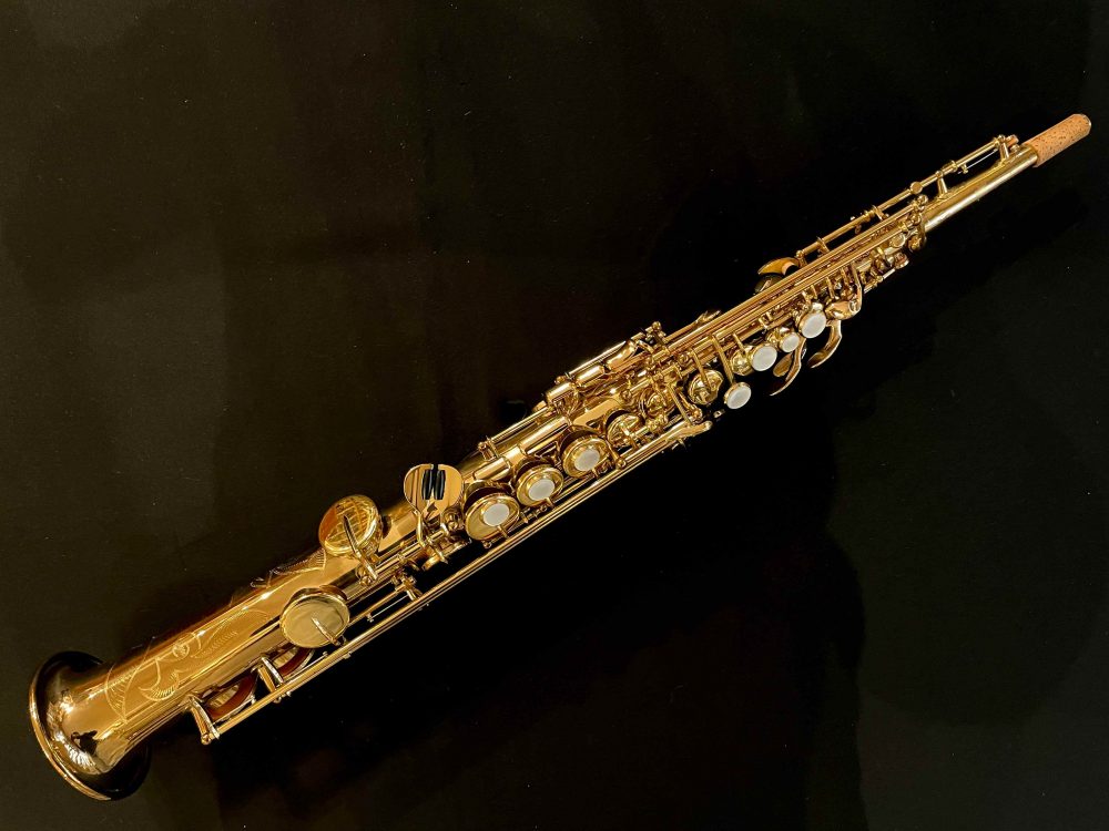 Saxophone Soprano Yamaha YSS 62 purple logo 25xx